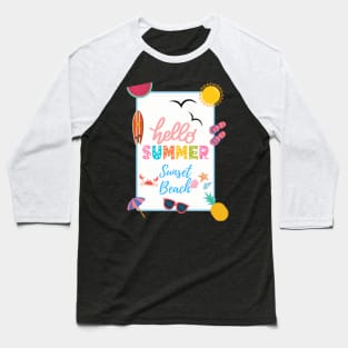 Wellcom summer Baseball T-Shirt